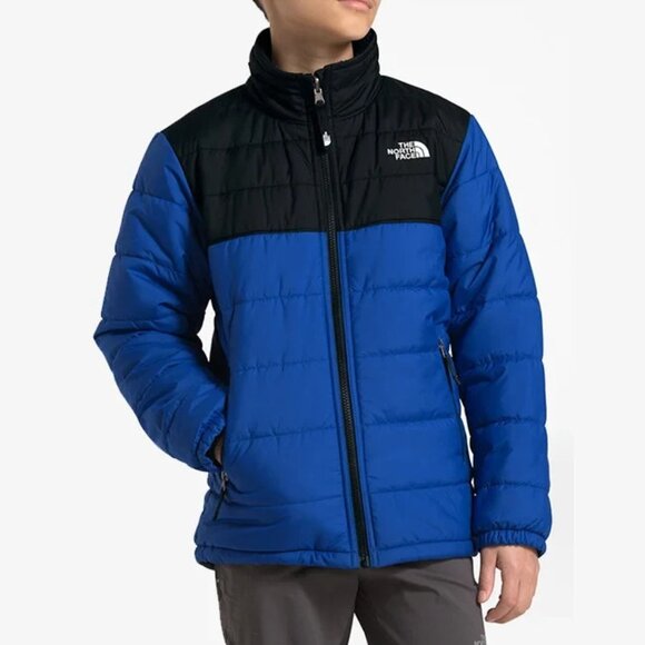THE NORTH FACE Boys 14 / 16 L Reversible Mount Chimborazo Puffer Jacket - Picture 1 of 10